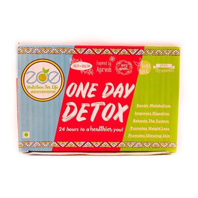 Zoe One Day Detox Plan Powder (Pack of 4 x 350 gm) 1400 gm - General Health