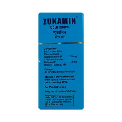Zukamin Cold Drops 15ml - Cough And Cold-Cou
