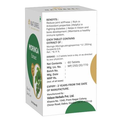 Naturrel Moringa Extract Bone & Joint Care Tablet 50's + Free 10's - Pure Herbs