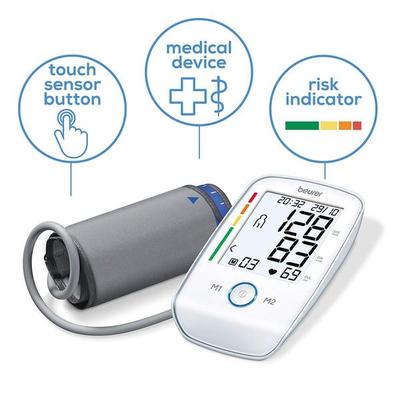 Beurer Upper Arm Blood Pressure Monitor (BM 45) - Blood Glucose Monitors/Strips