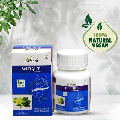 Jairishi Grin Slim Veg Capsule 60's - Speciality Medicines