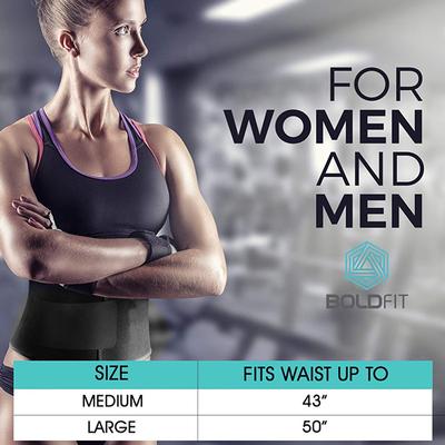 Boldfit Sweat Slim Belt - Large 1's - Workout Essentials