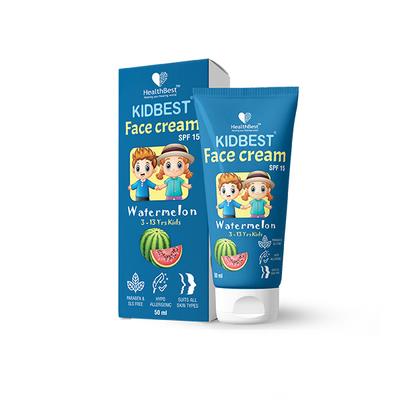 HealthBest Kidbest (3-13 Years) Face Cream - Watermelon Flavour 50 ml - Baby Skin Care