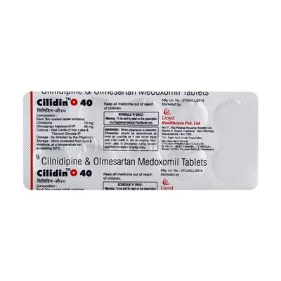 Cilidin O 40mg Tablet 10'S - Hypertension-Ana