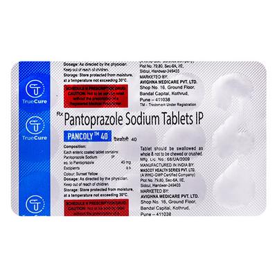PANCOLY 40 Tablet 15's - Ulcer/Reflux/Flatulence-Aaa