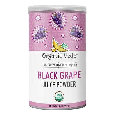 Organic Veda Black Grape Juice Powder 454 gm - Pure Herbs