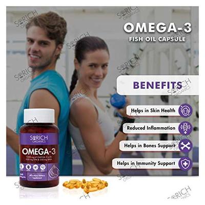 Sorich Organics Omega-3 Softgel 60's - Omega Fish Oil Fatty Acids