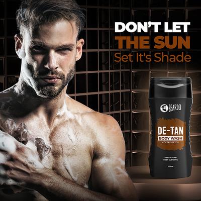 Beardo De-Tan Body Wash Coffee Detox Revitaling Deep Cleaning 200ml - Shower Gels & Body Wash