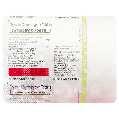 Chymowok Forte Tablet 20'S - Supplements-Sup
