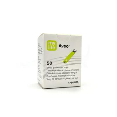 Ypsomed Mylife Aveo Blood Glucose Test Strips 50's - Blood Glucose Monitors/Test Strips