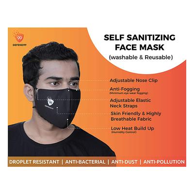 Defend99 Reusable Face Mask 1's - Face Mask