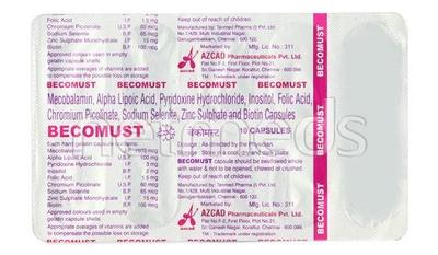 Becomust Tablet 10'S - Supplements-Vam