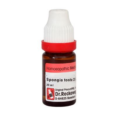 Dr. Reckeweg Spongia Tosta 2X Liquid 20 ml - Dilutions