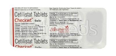 Checkwt 60mg Tablet 10'S - Obesity