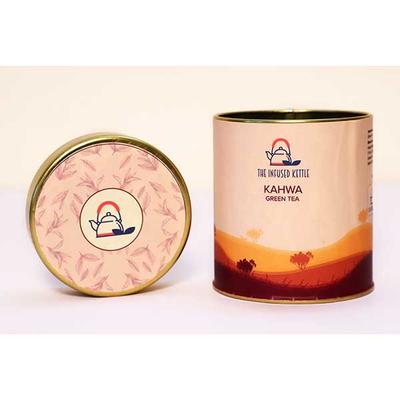 The Infused Kettle Green Tea Leaves - Kahwa 50 gm - Teas
