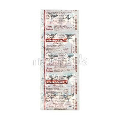 Atherochek 10mg Tablet 10'S - High Cholesterol-Dys