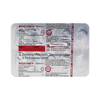 DICLOZYME P Tablet 10's - Pain relief-Nsa