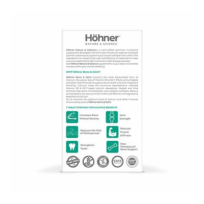 Hohner Bone & Joint Tablet 60's - Calcium And Minerals