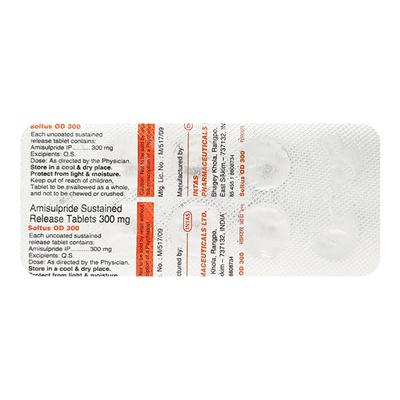 Soltus OD 300mg Tablet 10'S - Schizophrenia-Aps