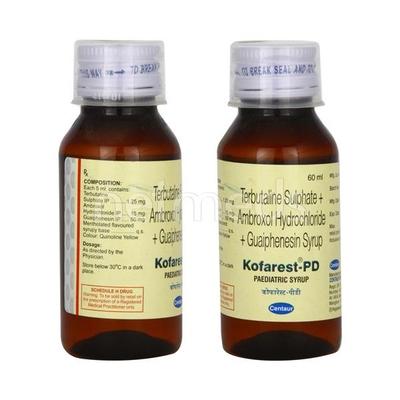 Kofarest PD Syrup 60ml - Cough And Cold-Cou