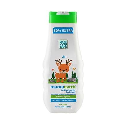 Mamaearth Talc Free Organic Dusting Powder for Babies 100 gm - Baby Powder