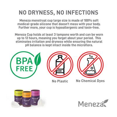 Meneza Menstrual Cup - Large - Menstrual Cups