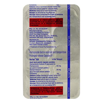 PERFEKT DSR Capsule 10's - Ulcer/Reflux/Flatulence-Aaa
