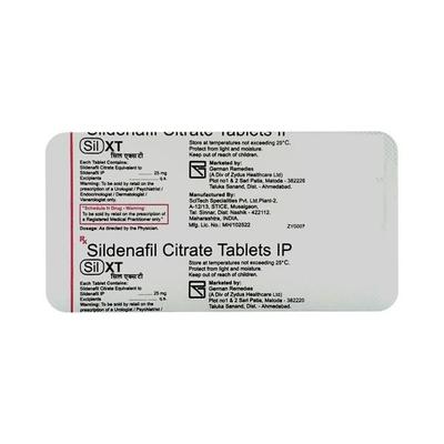 SIL XT 25mg Tablet 10'S - Impotence/Erectile Dysfunction (Ed)