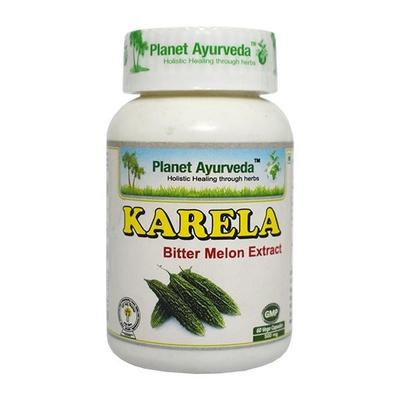 Planet Ayurveda Karela Capsules 60's - Diabetes Care (Ayush)