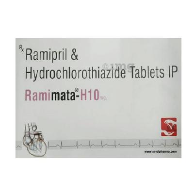 RAMIMATA H 10/12.5mg Tablet 10's - Hypertension-ACE