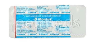 D Montus Tablet 10'S - Asthma/COPD-Ast