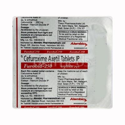Furobid 250mg Tablet 4'S - Bacterial Infections-Cep