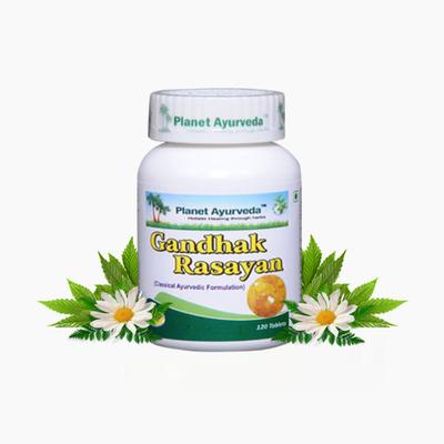 Planet Ayurveda Gandhak Rasayan Tablets 120's - Speciality Medicines