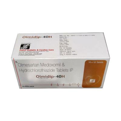 OLMIDIP 40 H Tablet 10's - Hypertension-Ang