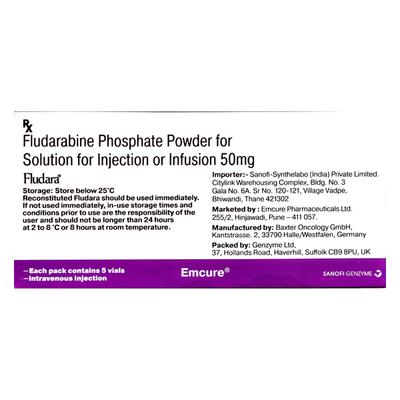 Fludara 50mg Injection 1'S - Cancer Oncology-Cyt