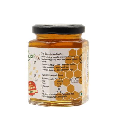 Nutriorg Organic High Altitude Honey 250 gm - Honey