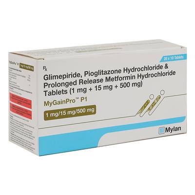 MYGAIN PRO P 1 Tablet 10's - Diabetes-Ant
