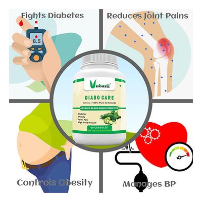 Vubasil Diabo Care 800 mg Capsule (Pack of 4 x 60's) - General Health