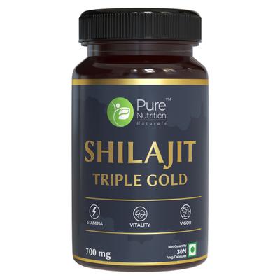 Pure Nutrition Shilajit Gold 700 mg Veg Capsule 30's - Sexual Care