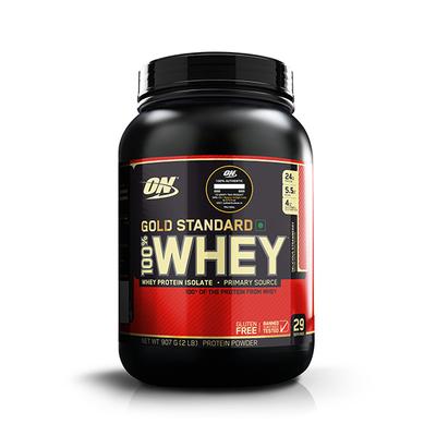 Optimum Nutrition (ON) 100% Whey Gold Standard Powder - Delicious Strawberry 2 lb - Whey Proteins