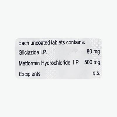 GLYCOTROL M 80 Tablet 10's - Diabetes-Ant