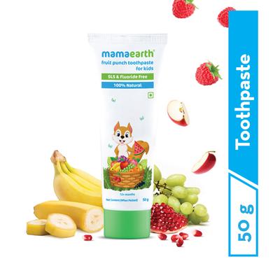 Mamaearth Fruit Punch Kids Toothpaste 50 gm - Baby Oral Care