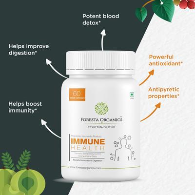 Foresta Organics Immune Health Vegan Capsule 60's - Health Products