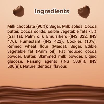 Galaxy Milk Chocolate Bar - Cookie Crumble 50 gm - Nutritional Bars