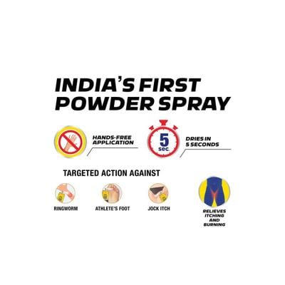 Amrutanjan Stop Itch Anti Fungal Powder Spray 100 gm - Itching/Rashes