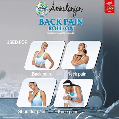 Amrutanjan Advanced Back Pain + Roll-On 50 ml - Roll-On/Patch
