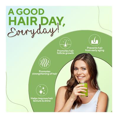 Zingavita Happy Hair Effervescent Tablet for Men & Women - Green Apple 20's - Hair & Skin