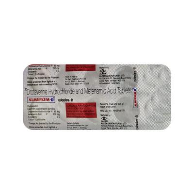 ALMEFKEM D Tablet 10's - Muscle Cramps/Spasticity-Ant