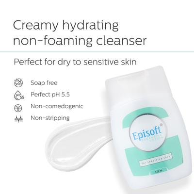 Episoft For Sensitive Skin Cleansing Lotion 125ml - Lotions & Creams