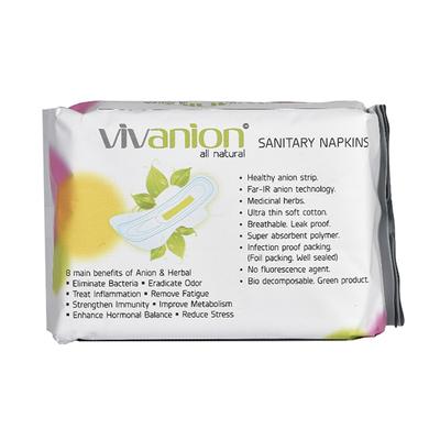 Vivanion Dioxin Free Herbal Organic Sanitary Pad 10's - Sanitary Napkins